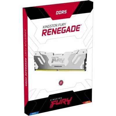 оперативная память Kingston Fury Renegade Silver/White RGB XMP KF572C38RWA-16