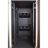 телекоммуникационный шкаф Lanmaster LAN-DC-CBSP-24U-WD Коричневый