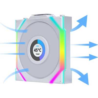 кулер Lian Li Uni Fan SL Wireless 120 LCD ARGB White 1 Pack