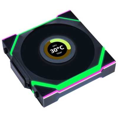 кулер Lian Li Uni Fan SL Wireless 120 LCD Reverse ARGB Black 1 Pack