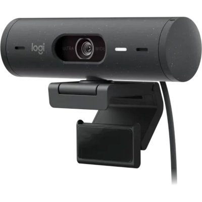 веб-камера Logitech Brio 500 960-001412 черный