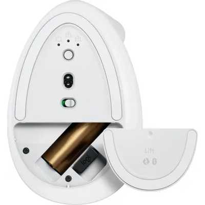 мышь Logitech Lift Vertical Pale Grey Белый-серый