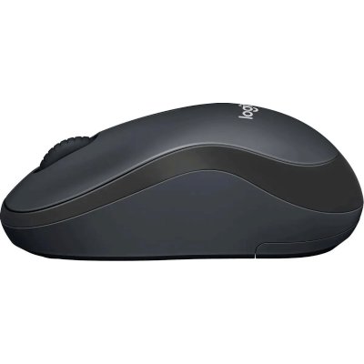 мышь Logitech M220 Silent Grey 910-006127 Черный-серый