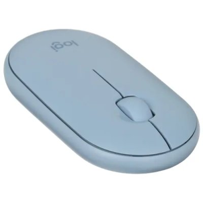мышь Logitech Pebble M350 Blue Gray 910-005598 Серый