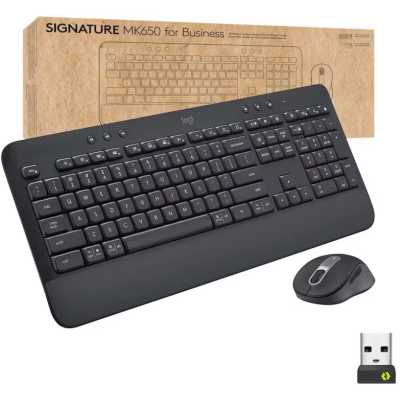 комплект клавиатура и мышь Logitech Signature MK650 Combo for Business Graphite Графитовый