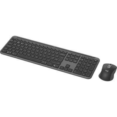 комплект клавиатура и мышь Logitech Signature Slim Combo MK950 For Business Серый