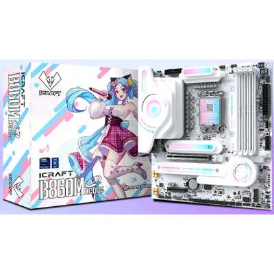 материнская плата Maxsun iCraft B860M Cross Белый