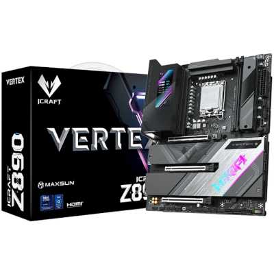 материнская плата Maxsun iCraft Z890 Vertex Черный