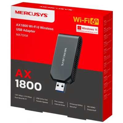 WiFi адаптер Mercusys MA70XM