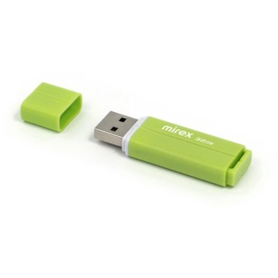 флешка Mirex 32GB 13600-FMULGN32 Зеленый