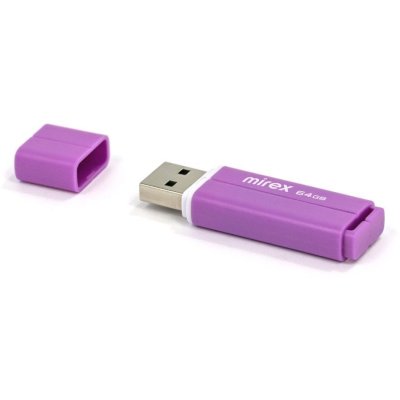 флешка Mirex 64GB 13600-FMULVT64 Фиолетовый