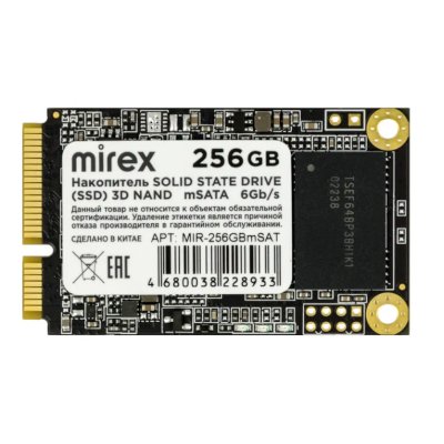 SSD диск Mirex N5M 256Gb MIR-256GBmSAT Черный