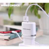 сетевое зарядное устройство More choice NC22i White Белый