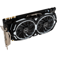 видеокарта MSI GeForce GTX 1080 Armor 8G OC