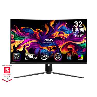 монитор MSI MAG 321CUP QD-OLED Черный