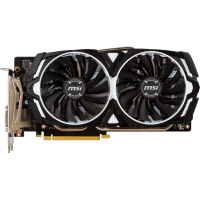 видеокарта MSI nVidia GeForce GTX 1060 Armor 3G OCV1