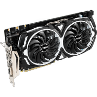 видеокарта MSI nVidia GeForce GTX 1060 Armor 6GD5X OC