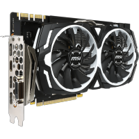 видеокарта MSI nVidia GeForce GTX 1080 Armor 8G