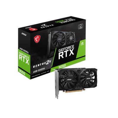 видеокарта MSI nVidia GeForce RTX 3050 Ventus 2X 6G
