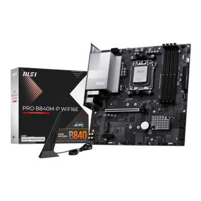 материнская плата MSI Pro B840M-P WiFi6E Черный