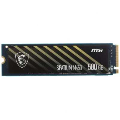 SSD диск MSI SPATIUM M450 V1 500Gb S78-440K380-P83 Черно-синий