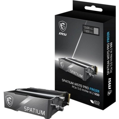 SSD диск MSI SPATIUM M570 Pro FROZR 2Tb S78-440Q670-P83 Серебристый
