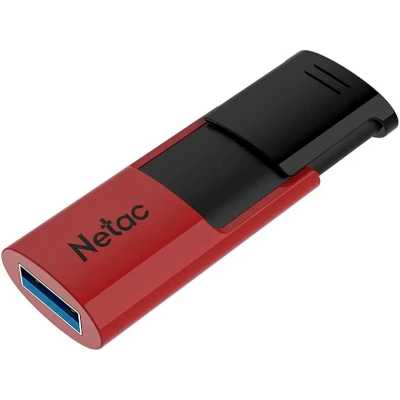 флешка Netac 256GB NT03U182N-256G-32RE Черный, красный