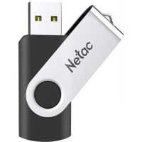 флешка Netac 256GB NT03U505N-256G-30BK Черный, серебристый