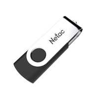 флешка Netac 32GB NT03U505N-032G-30BK Черный, серебристый