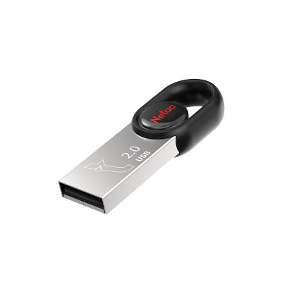 флешка Netac 32GB NT03UM2N-032G-20BK Черный, серебристый