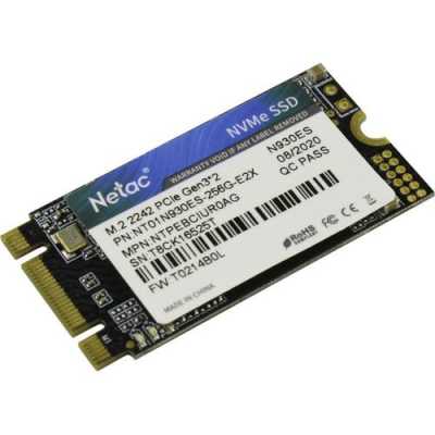 SSD диск Netac N930ES 256Gb NT01N930ES-256G-E2X Черный