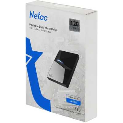 SSD диск Netac Z7S 120Gb NT01Z7S-120G-32BK Черно-серый