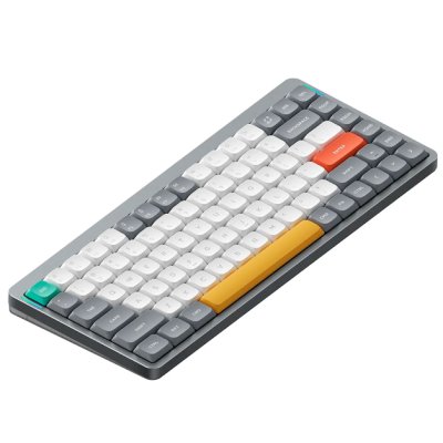 клавиатура Nuphy AIR75v2-LG-21 Серый-белый