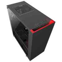 корпус NZXT S340 Elite Matte Black-Red