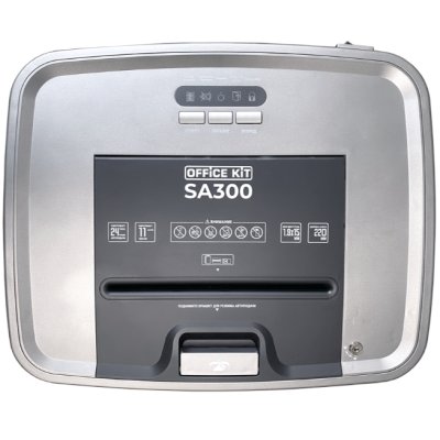 шредер Office Kit SA300 1.9х15 Черный