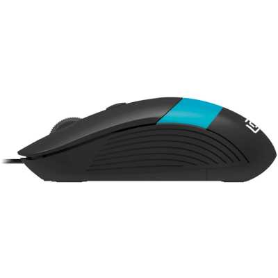 мышь Oklick 310M Black-Blue Черный-голубой