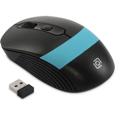 мышь Oklick 310MW Black-Blue Черный-голубой