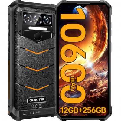 смартфон Oukitel WP38 6/256GB Orange черный-оранжевый