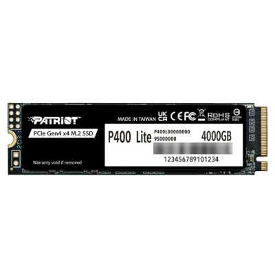SSD диск Patriot P400 Lite 4Tb P400LP4KGM28H Черный
