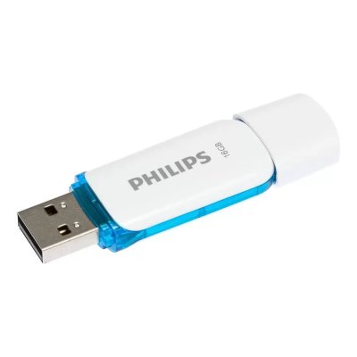 флешка Philips 16GB FM16FD70B/97 Белый, синий