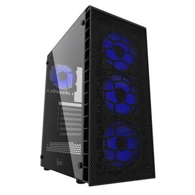 корпус PowerCase Mistral Z4 Mesh LED Black