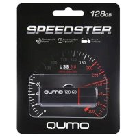 флешка Qumo 128GB QM128GUD3-SP-black Черный