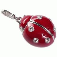 флешка Qumo 16GB Charm Series Ladybird Red QM16GUD-Charm-LD-R