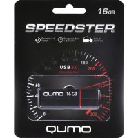 флешка Qumo 16GB QM16GUD3-SP-black Черный