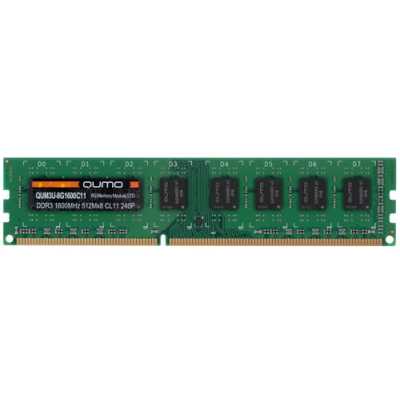 оперативная память Qumo QUM3U-8G1600C11 Зеленый