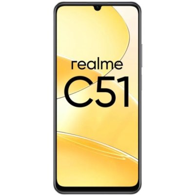смартфон Realme C51 4/128GB Black черный