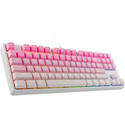 клавиатура Redragon Cass Pink Белый-розовый