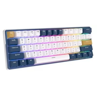 клавиатура Royal Kludge RK61Plus 6935280818288 Белый-синий