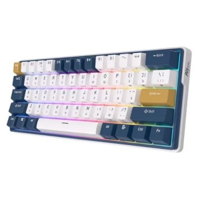 клавиатура Royal Kludge RK61Plus 6935280818288 Белый-синий