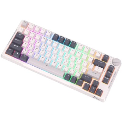 клавиатура Royal Kludge RKH81 6935280818516 Белый-серый